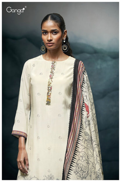Keira 3230 Ganga Premium Viscose Plazzo Style Suits Exporter India