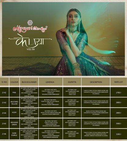 Kelaya Vol 9 Narayani Fashion House Lehenga Choli Wholesale Price