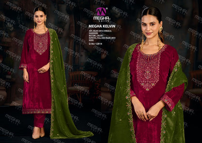 Kelvin Megha Velvet Suits Wholesaler Gujarat