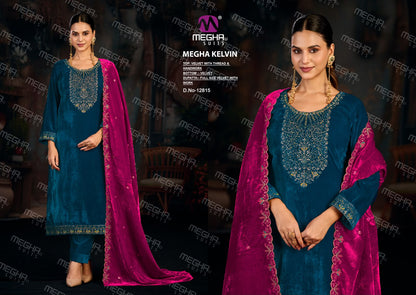 Kelvin Megha Velvet Suits Wholesaler Gujarat