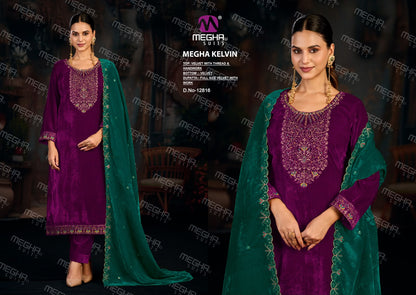 Kelvin Megha Velvet Suits Wholesaler Gujarat