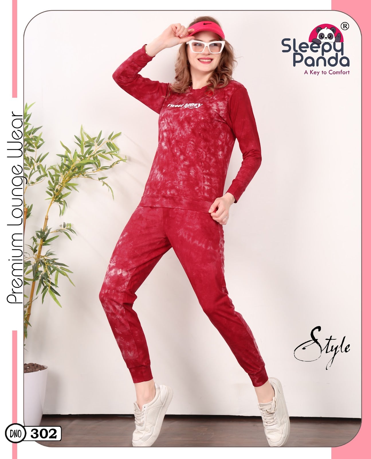 Keni 302 Sleepy Panda Hosiery Cotton Pyjama Night Suits Exporter