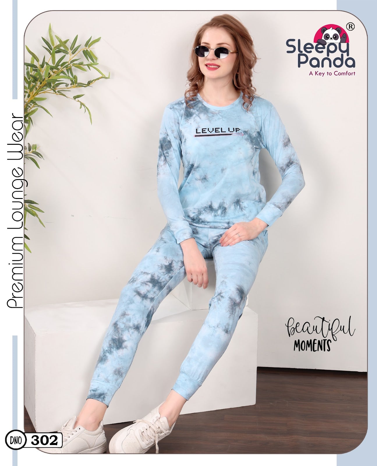 Keni 302 Sleepy Panda Hosiery Cotton Pyjama Night Suits Exporter