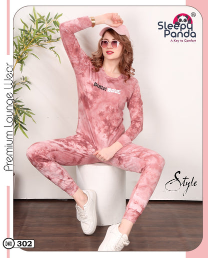 Keni 302 Sleepy Panda Hosiery Cotton Pyjama Night Suits Exporter