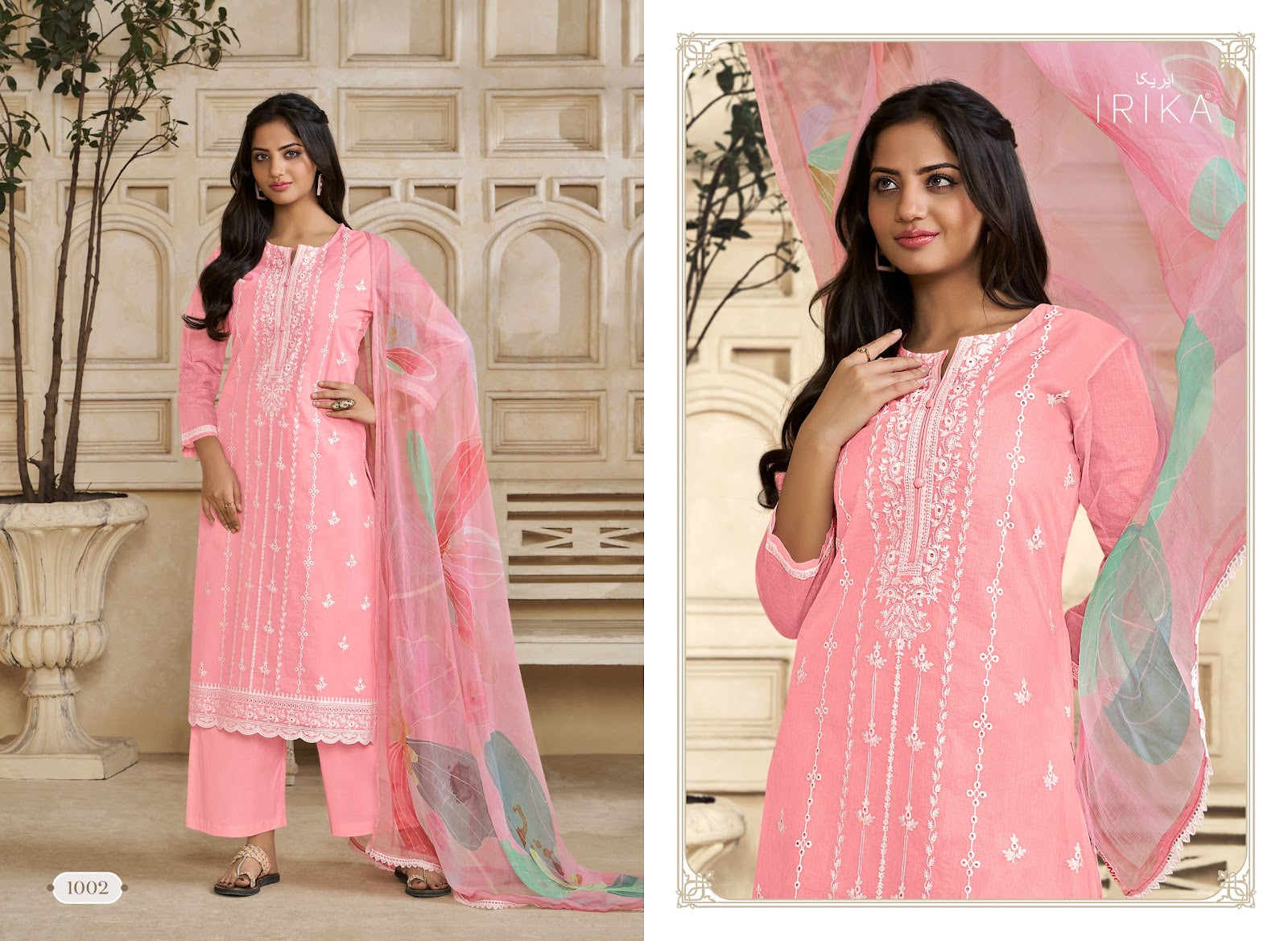 Kennon Vol 3 Irika Organdy Plazzo Style Suits Exporter