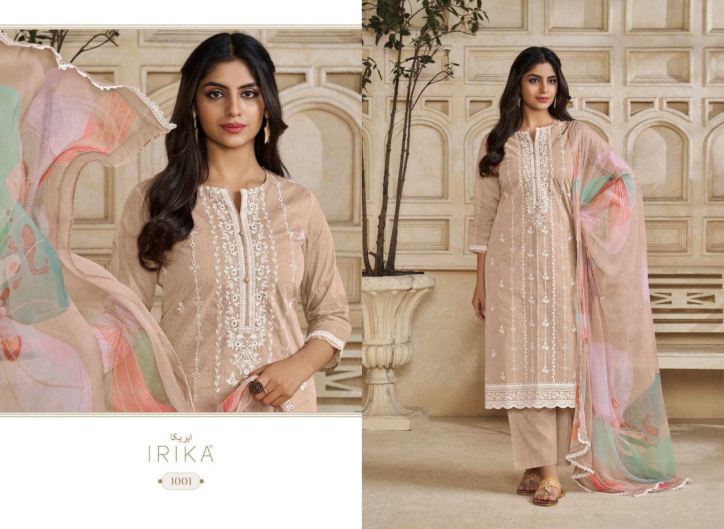 Kennon Vol 3 Irika Organdy Plazzo Style Suits Exporter