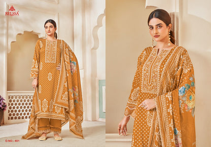 Kenny 4 Relssa Fabrics Cotton Pant Style Suits Wholesaler India