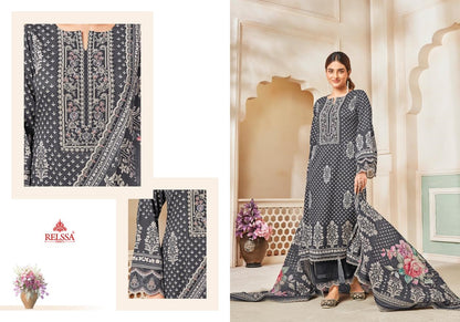 Kenny 4 Relssa Fabrics Cotton Pant Style Suits Wholesaler India