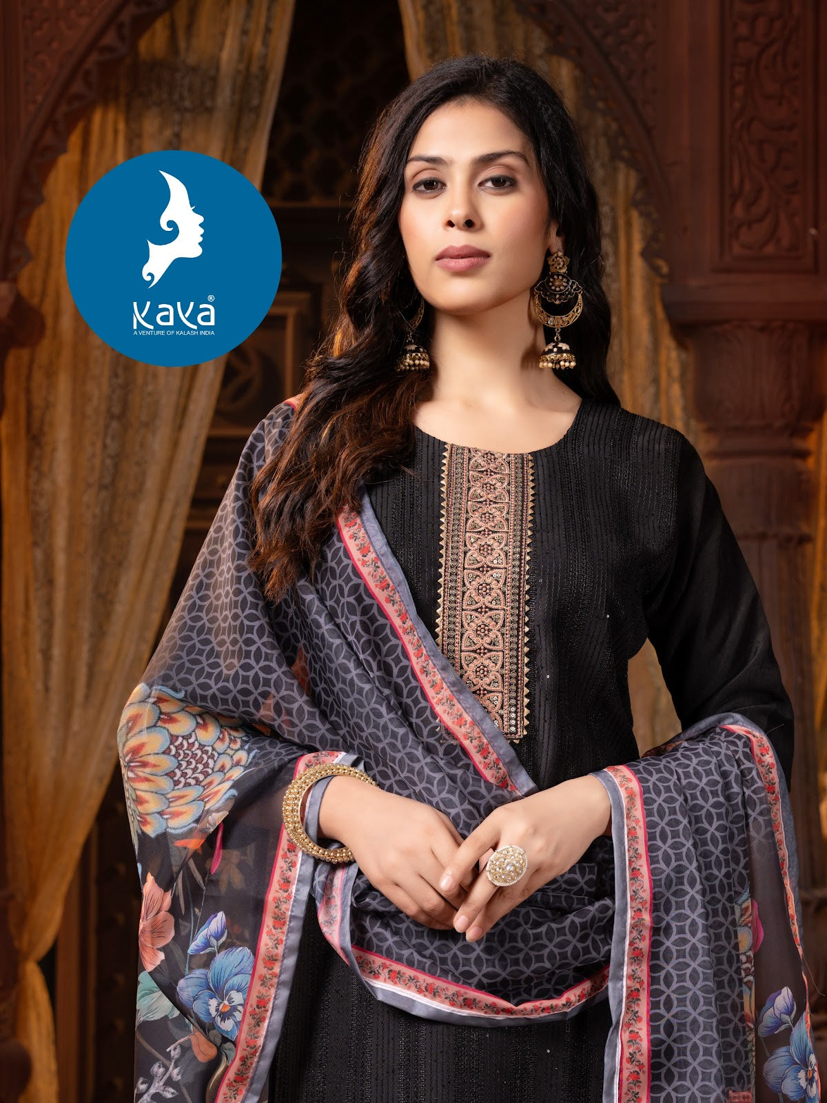 Kenzer Kaya Chinon Readymade Pant Style Suits Supplier Gujarat
