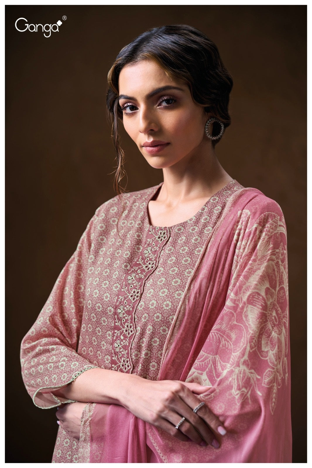 Kenzira 3772 Ganga Premium Cotton Plazzo Style Suits Supplier India