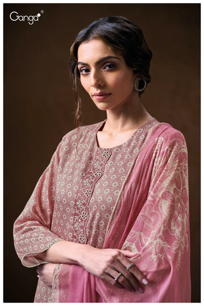 Kenzira 3772 Ganga Premium Cotton Plazzo Style Suits Supplier India