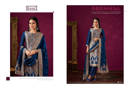 Kervin 16001 Kesar Premium Dola Pant Style Suits Wholesale Rate
