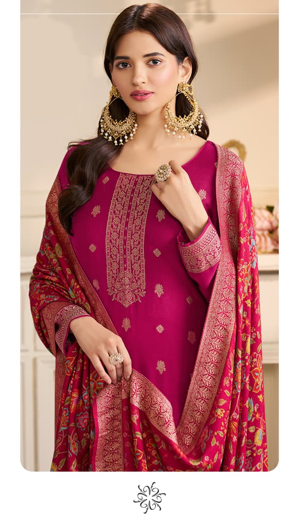 Kervin Ananta 3 Vinay Fashion Llp Pashmina Suits Wholesale