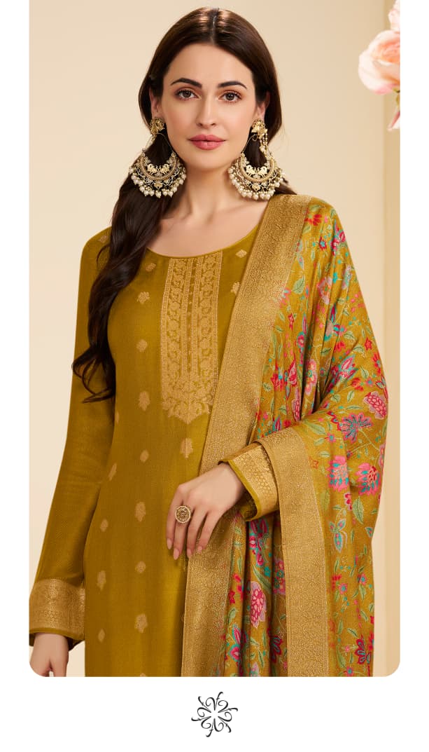 Kervin Ananta 3 Vinay Fashion Llp Pashmina Suits Wholesale