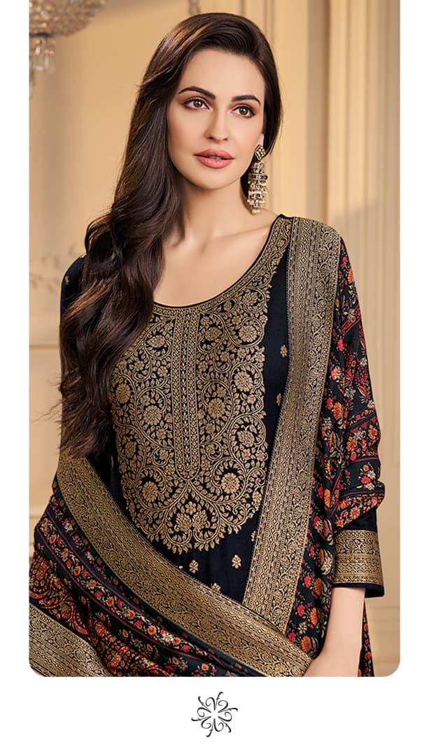 Kervin Ananta 7 Vinay Fashion Llp Viscose Pashmina Suits Manufacturer Ahmedabad