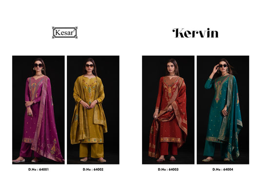 Kervin Kesar Silk Pant Style Suits Wholesale Price