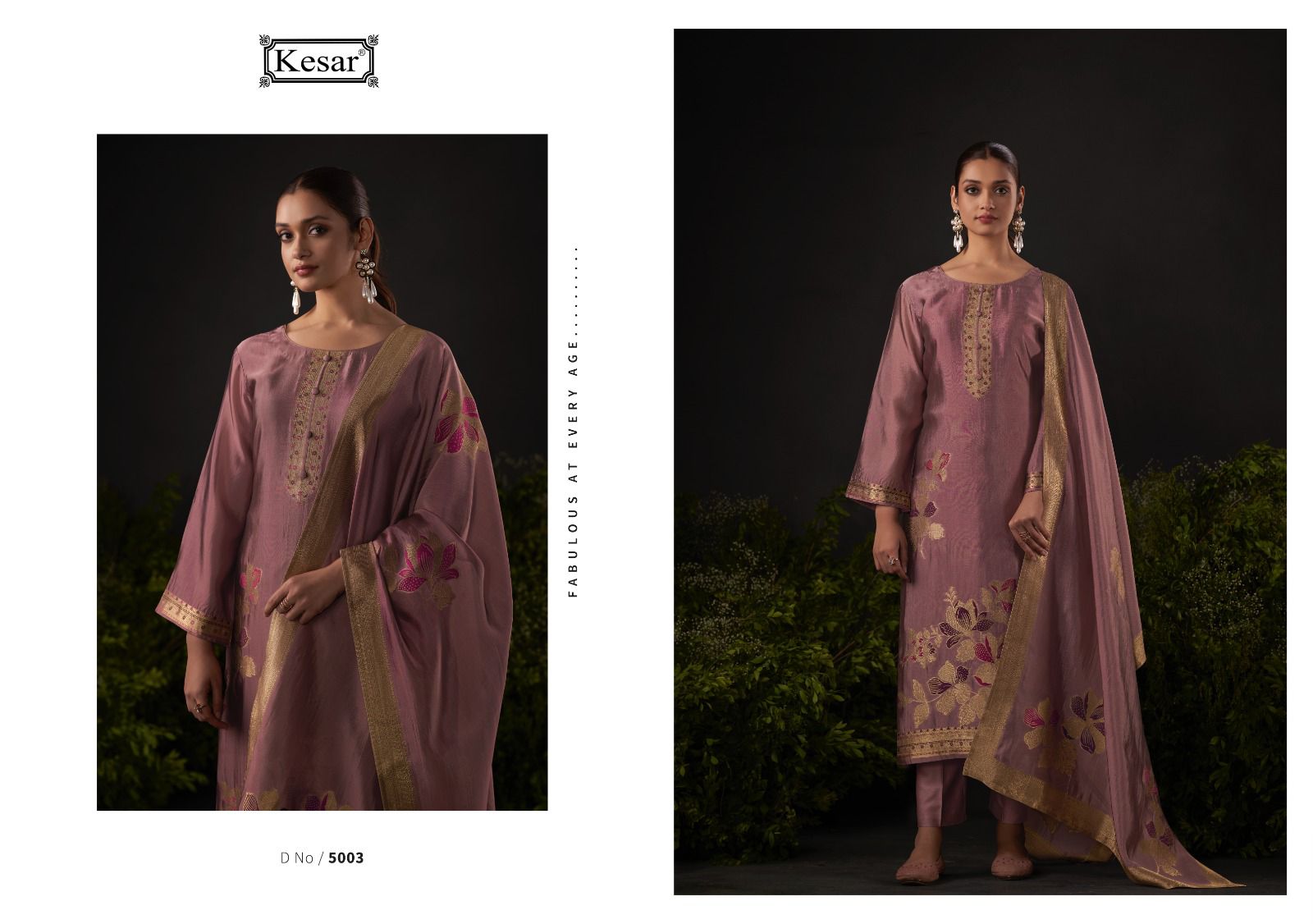 Kervin Vol 3 Kesar Pure Silk Pant Style Suits Exporter India