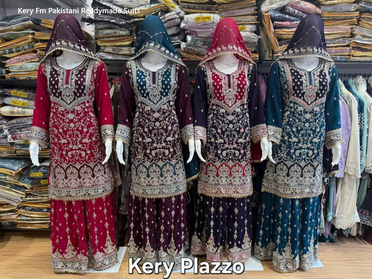 Kery Fm Georgette Pakistani Readymade Suits Wholesale Price