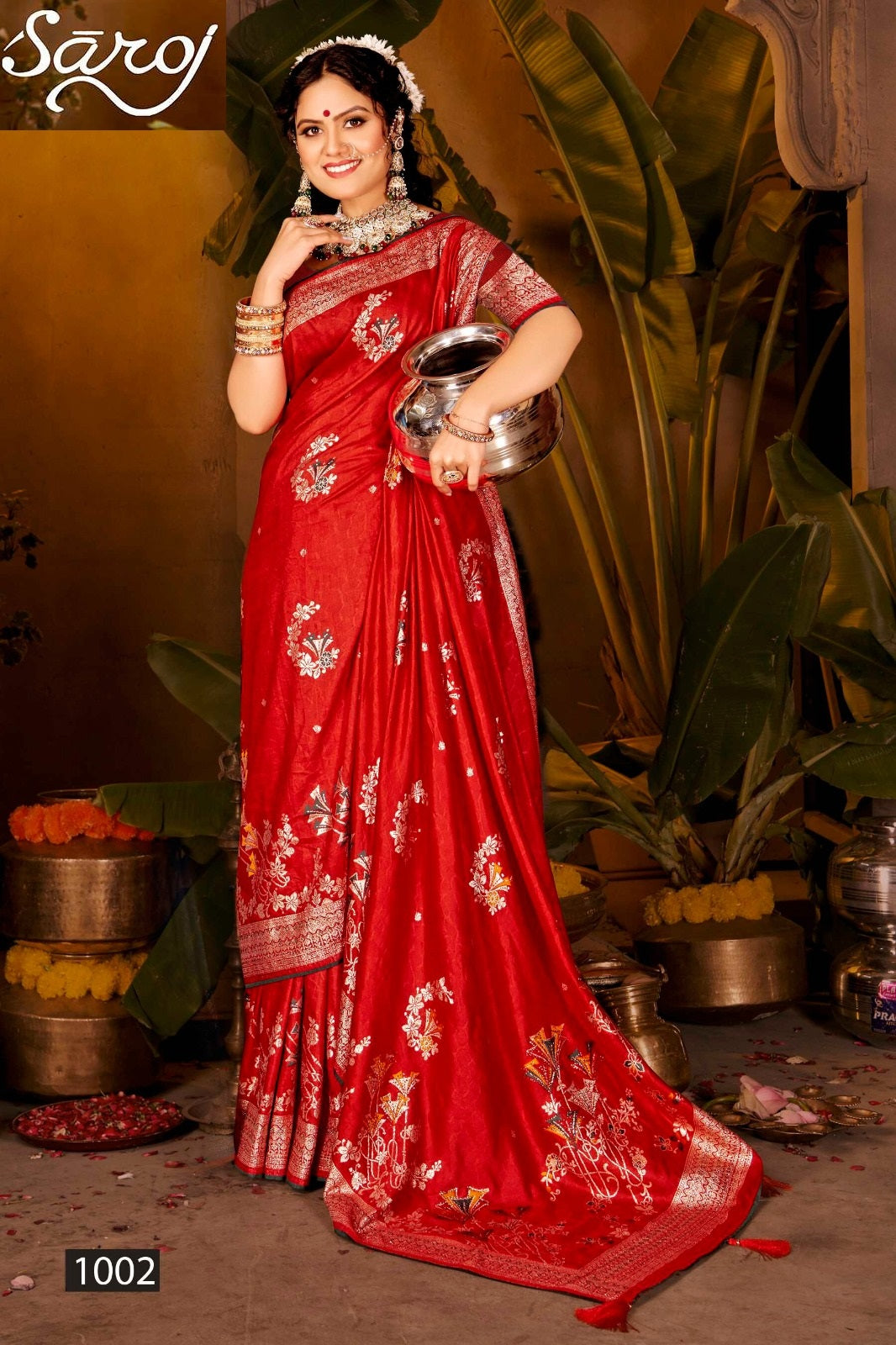 Kesar Dola Saroski Vol 1 Saroj Soft Sarees Supplier Gujarat