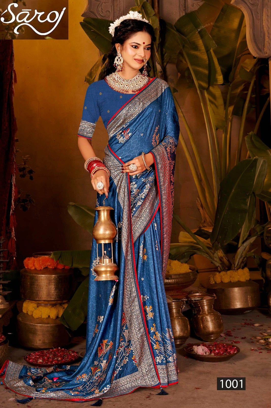 Kesar Dola Saroski Vol 1 Saroj Soft Sarees Supplier Gujarat