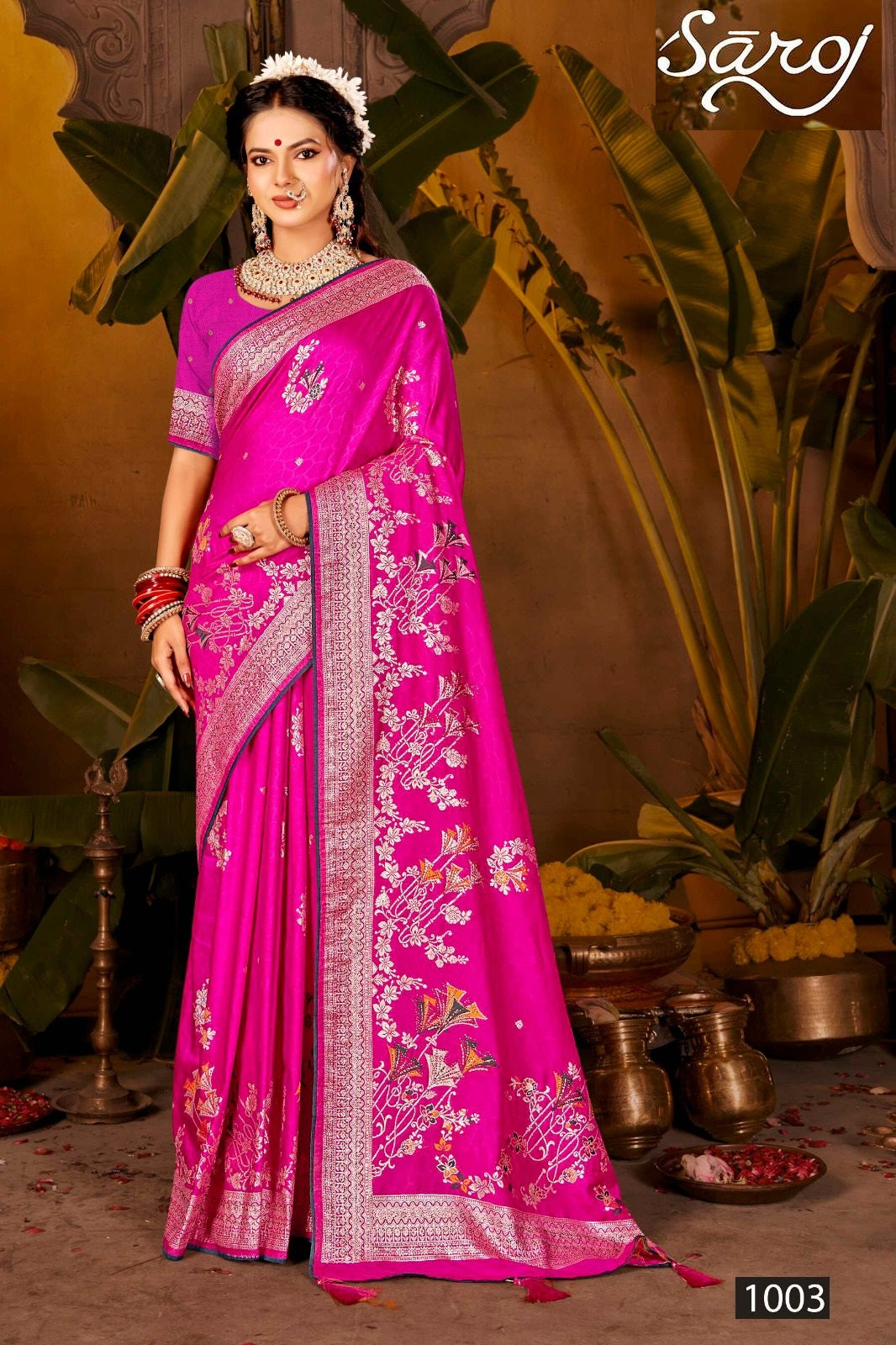 Kesar Dola Saroski Vol 1 Saroj Soft Sarees Supplier Gujarat