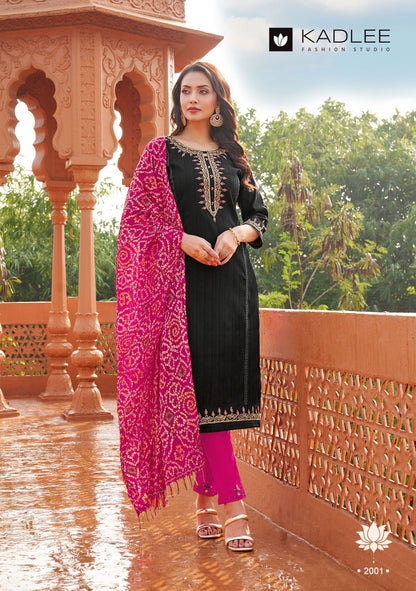Kesar Kadlee Viscose Weaving Readymade Pant Style Suits Supplier Gujarat
