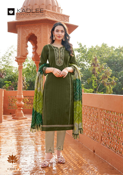 Kesar Kadlee Viscose Weaving Readymade Pant Style Suits Supplier Gujarat