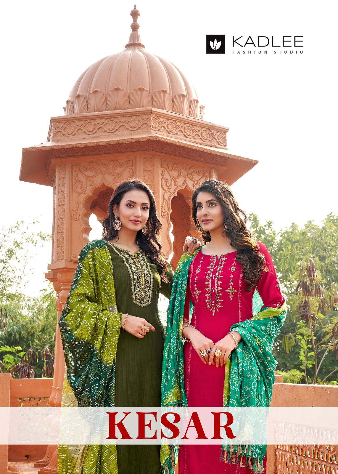 Kesar Kadlee Viscose Weaving Readymade Pant Style Suits Supplier Gujarat
