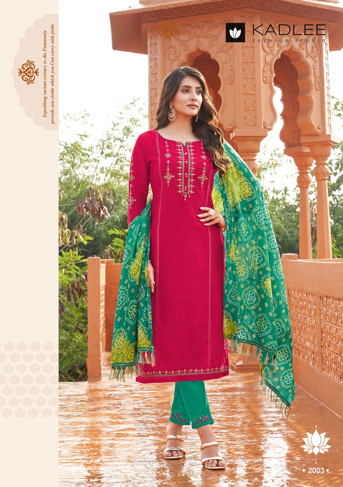 Kesar Kadlee Viscose Weaving Readymade Pant Style Suits Supplier Gujarat