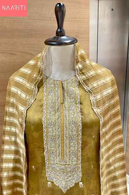 Kesar Naariti Silk Salwar Suits Manufacturer