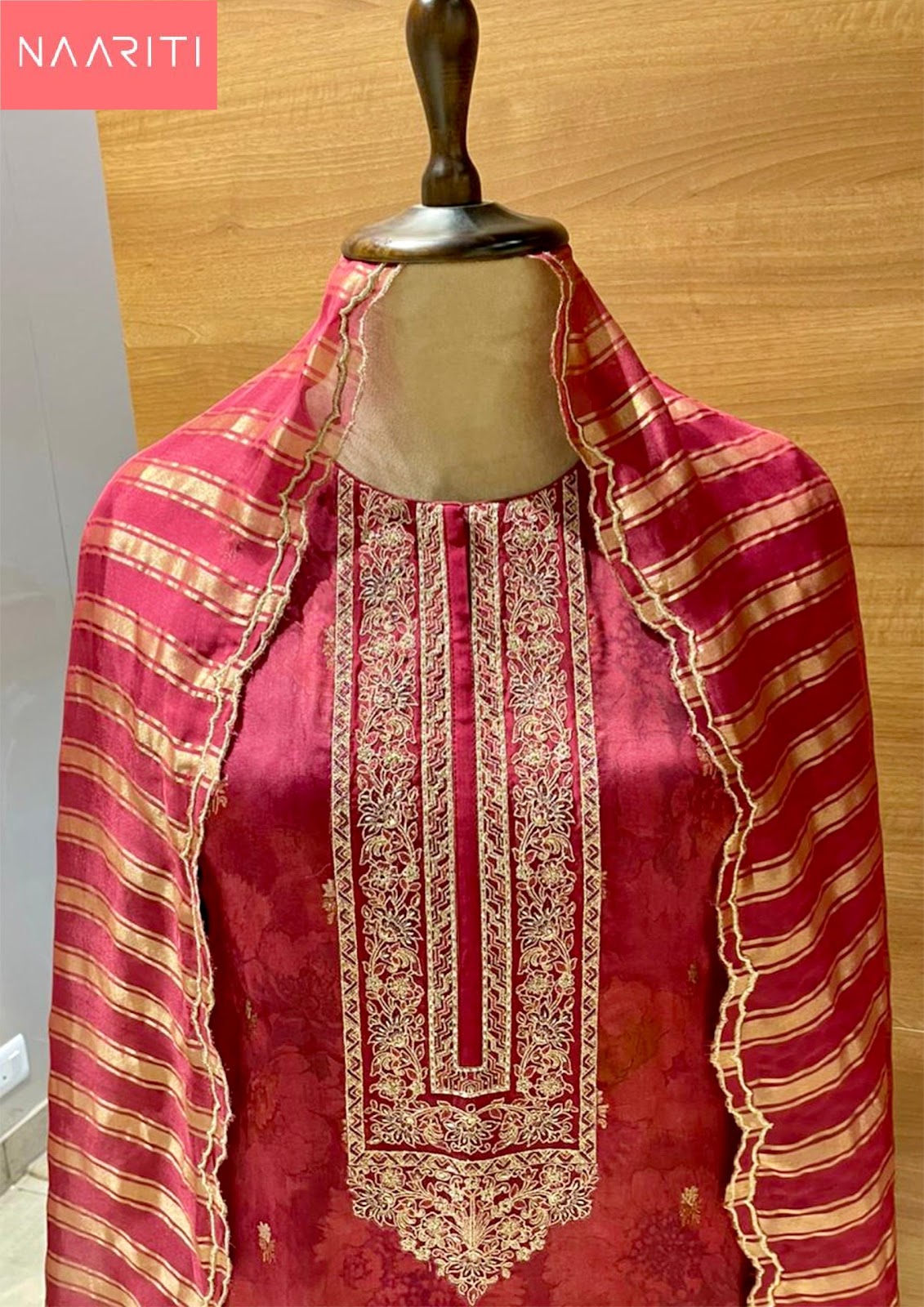 Kesar Naariti Silk Salwar Suits Manufacturer