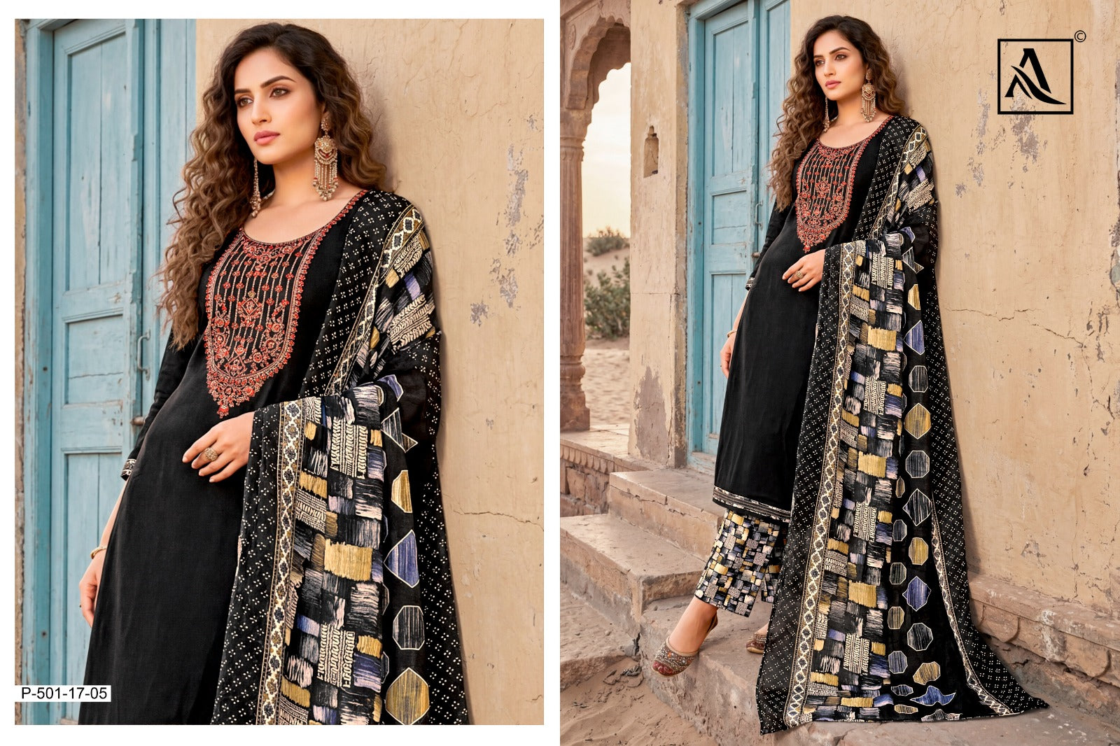 Kesar Patiyala Alok Viscose Reyon Pant Style Suits Manufacturer India