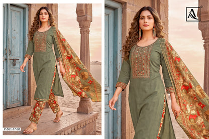 Kesar Patiyala Alok Viscose Reyon Pant Style Suits Manufacturer India