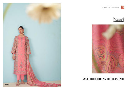 Kesar Shakshi Karachi Prints Cambric Pant Style Suits Supplier Ahmedabad