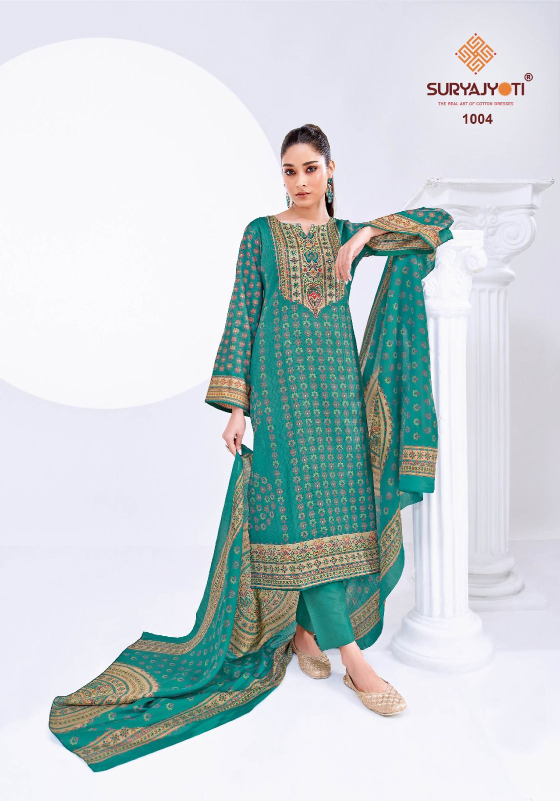 Kesar Vol 1 Suryajyoti Jaam Satin Pant Style Suits Wholesale Rate