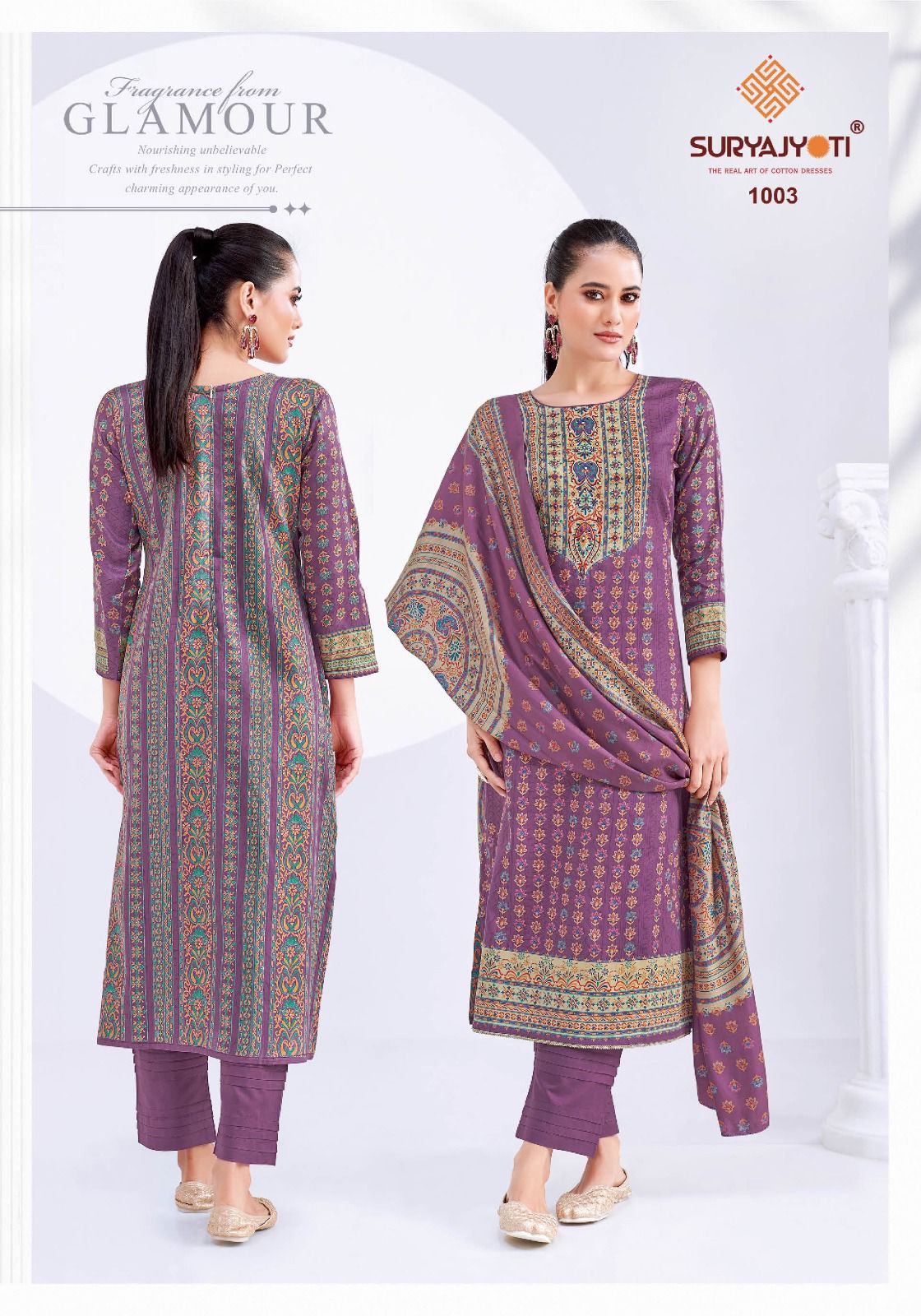 Kesar Vol 1 Suryajyoti Jaam Satin Pant Style Suits Wholesale Rate