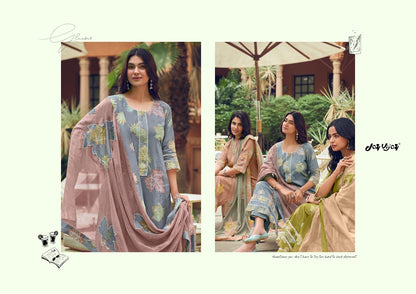 Kesariya Jay Vijay Cotton Pant Style Suits Manufacturer Ahmedabad