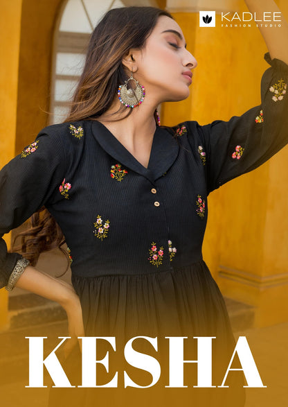 Kesha Kadlee Cotton Kurti Pant Set Wholesale