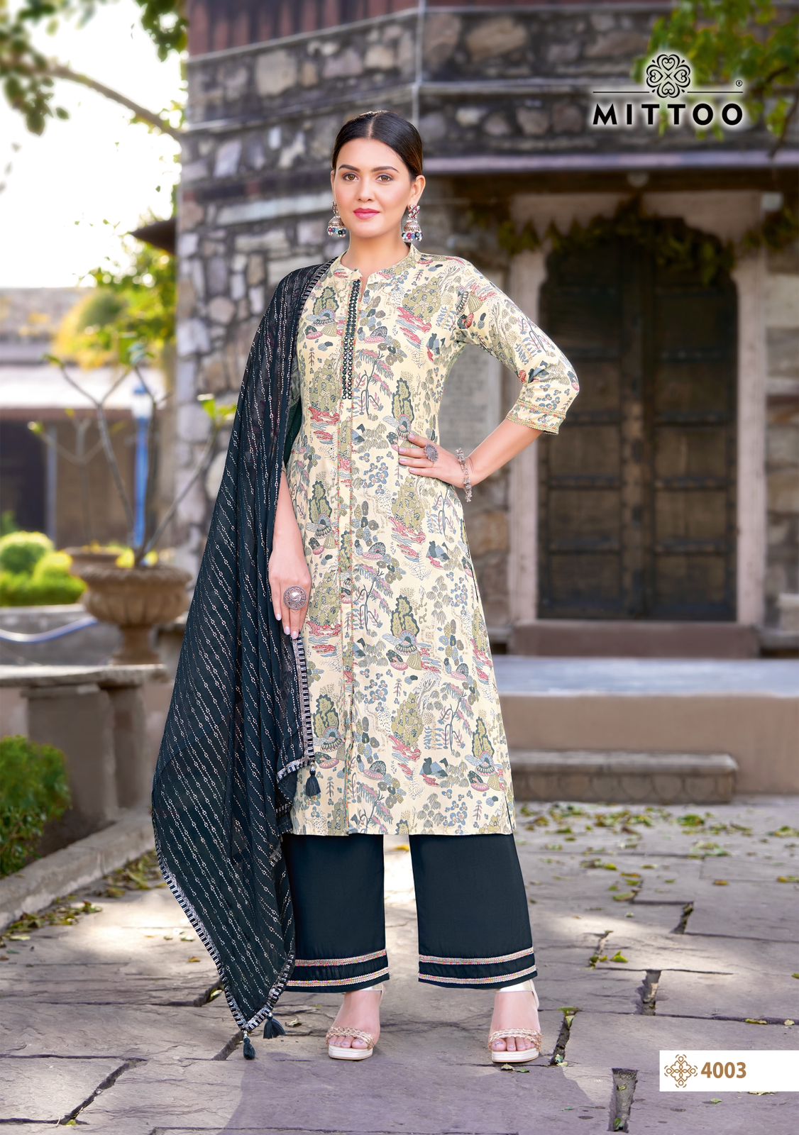 Kesha Mittoo Rayon Readymade Pant Style Suits