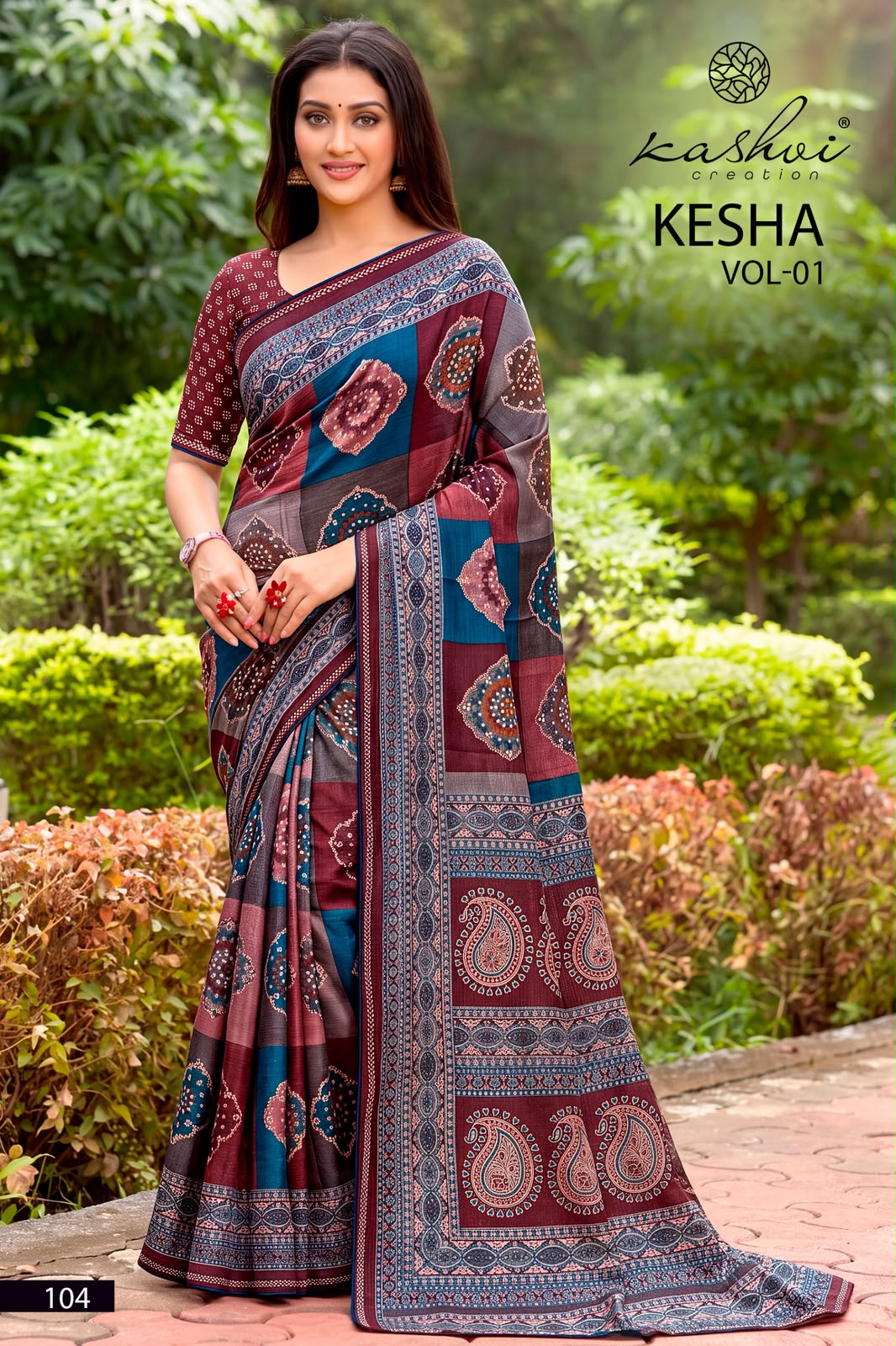 Kesha Vol 1 Kashvi Creation Tesla Sarees Manufacturer Gujarat