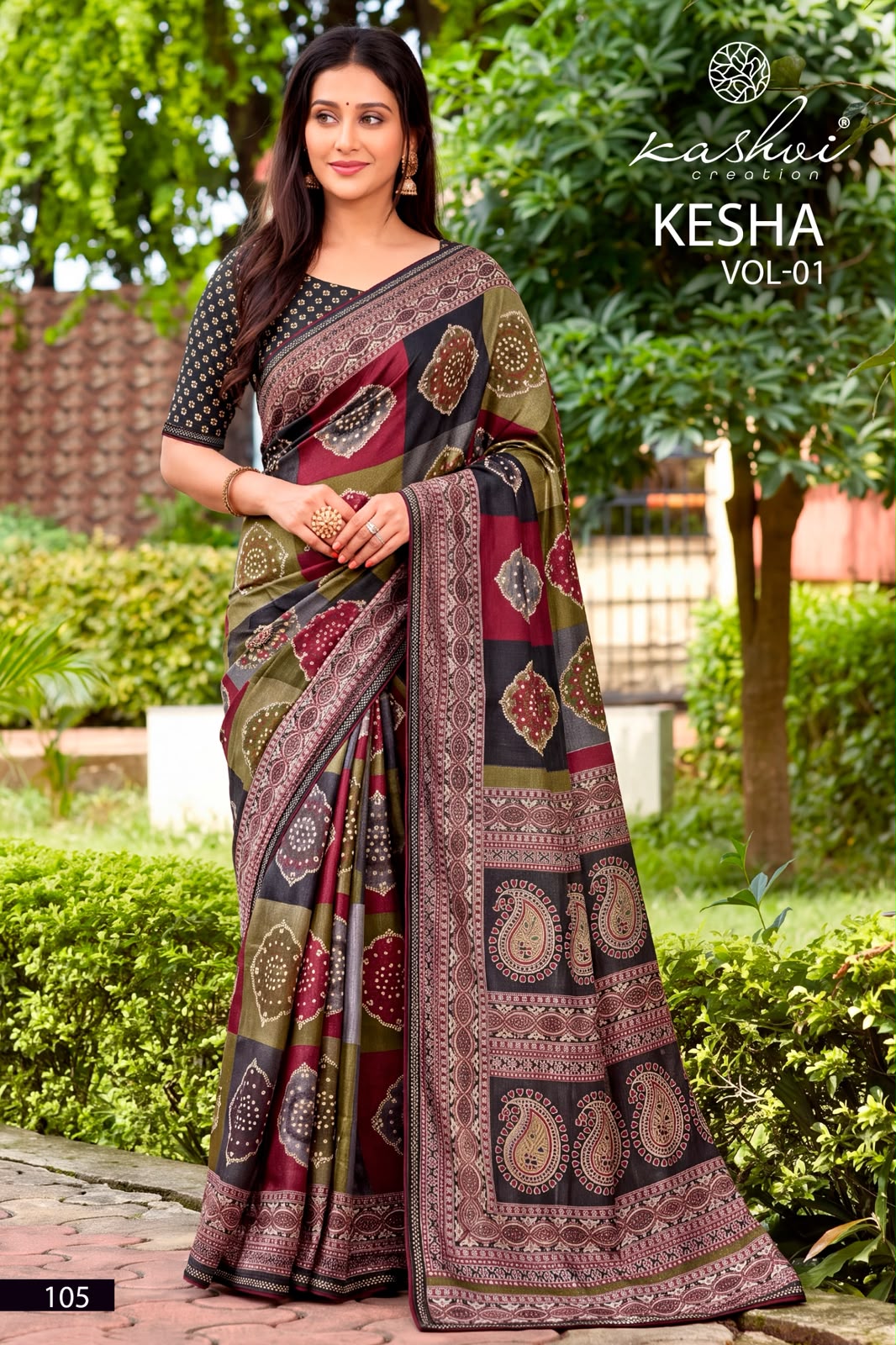Kesha Vol 1 Kashvi Creation Tesla Sarees Manufacturer Gujarat