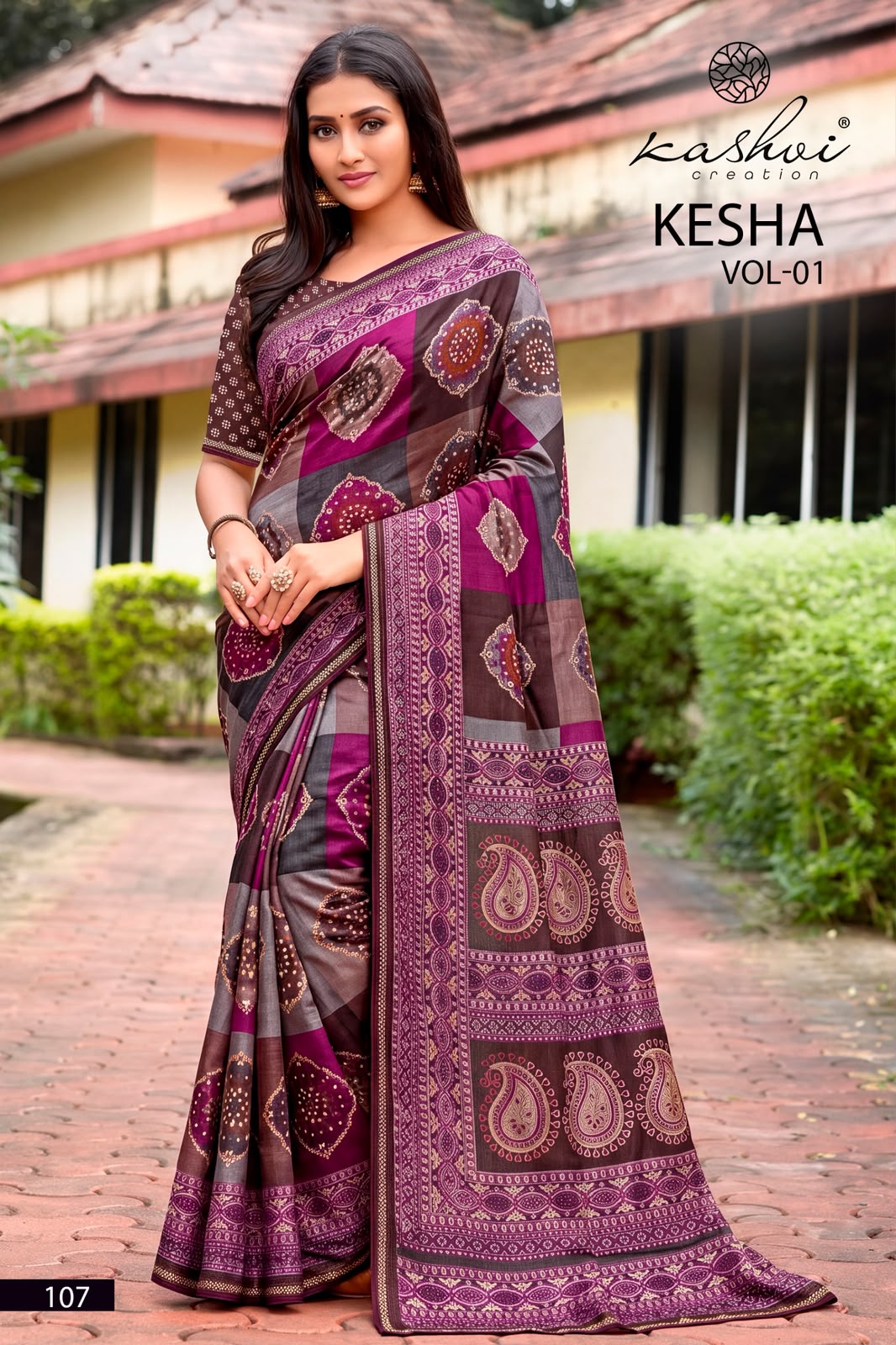 Kesha Vol 1 Kashvi Creation Tesla Sarees Manufacturer Gujarat