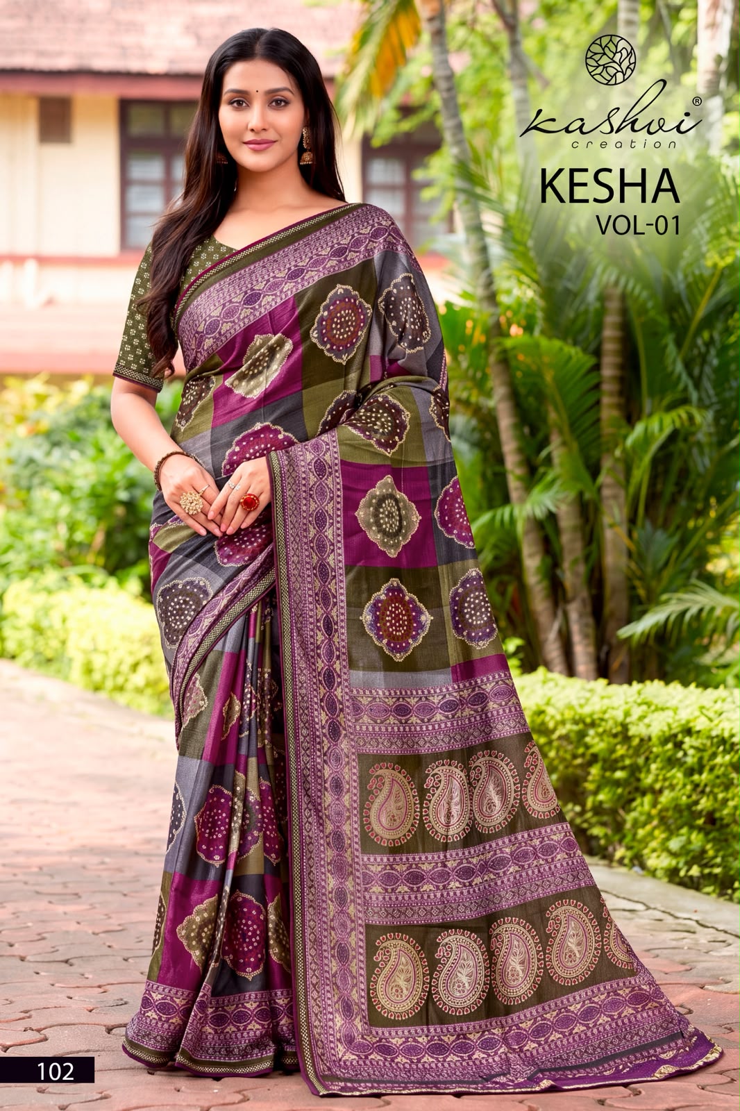 Kesha Vol 1 Kashvi Creation Tesla Sarees Manufacturer Gujarat