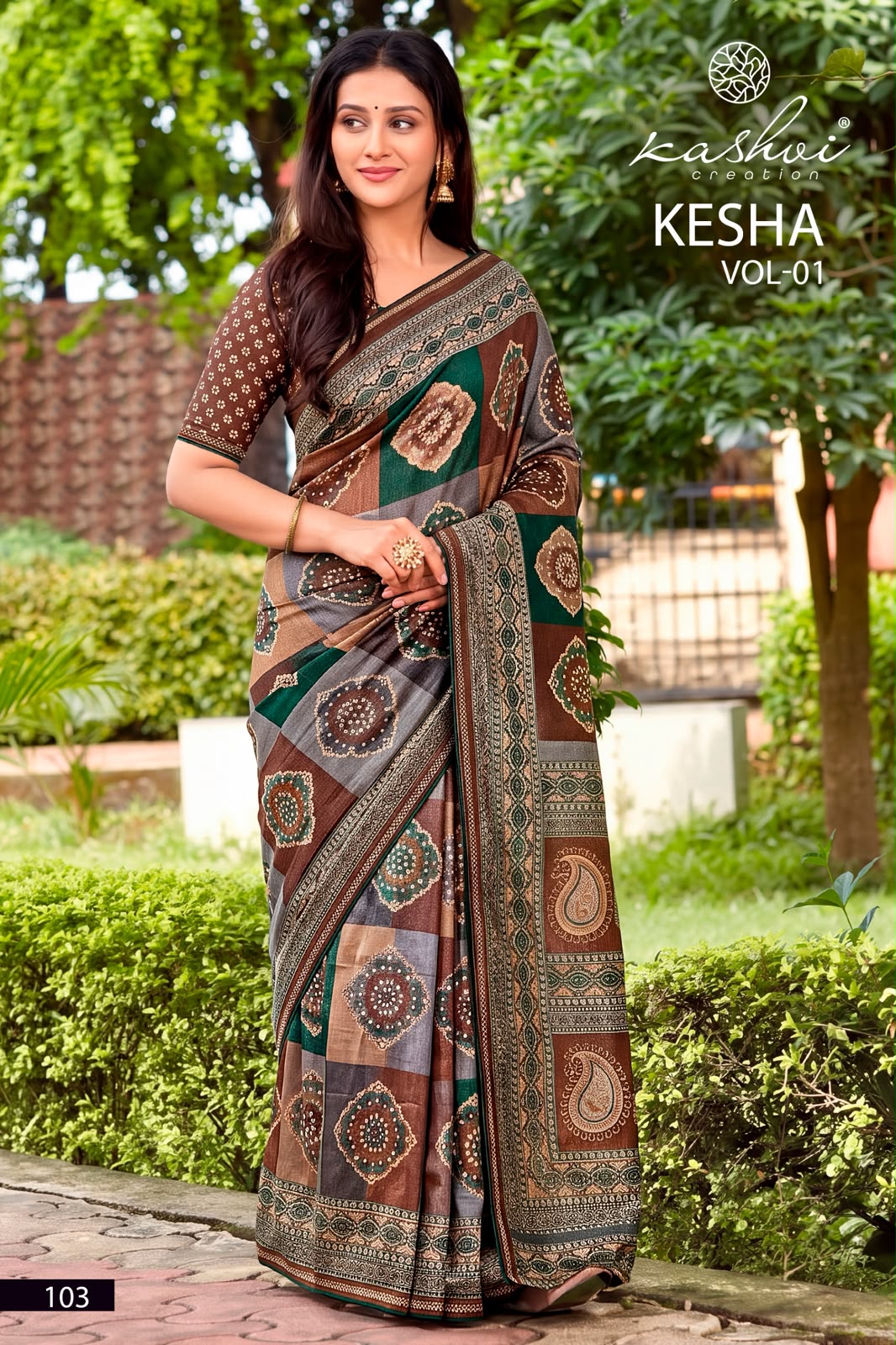 Kesha Vol 1 Kashvi Creation Tesla Sarees Manufacturer Gujarat