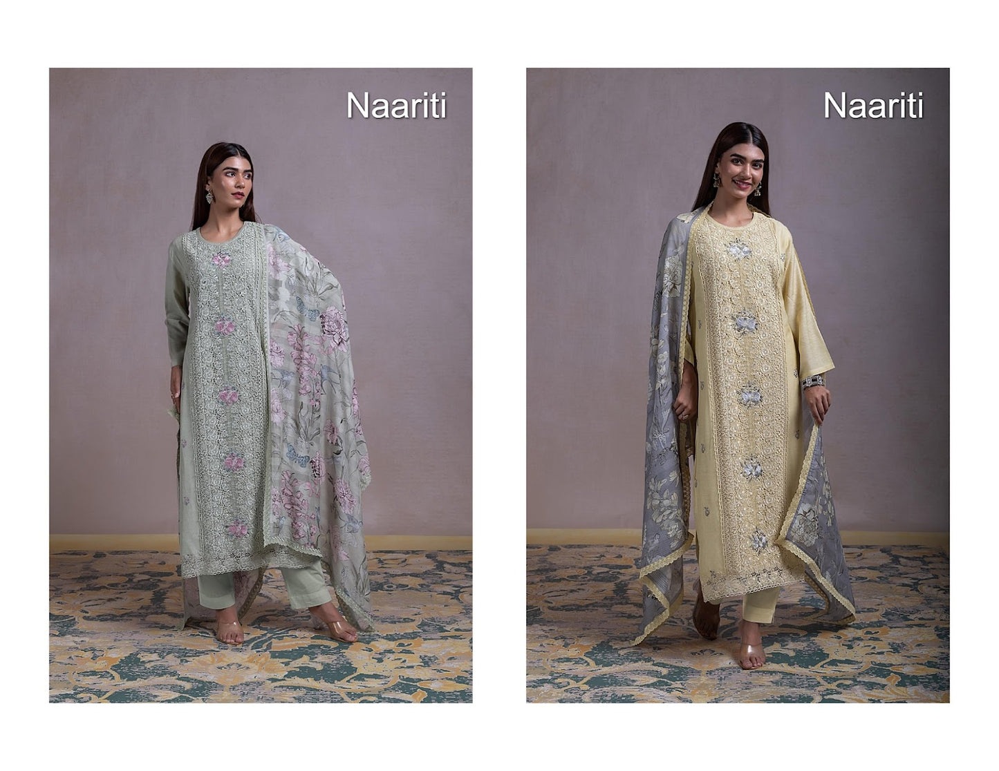 Kesya Naariti Viscose Pant Style Suits Exporter Ahmedabad