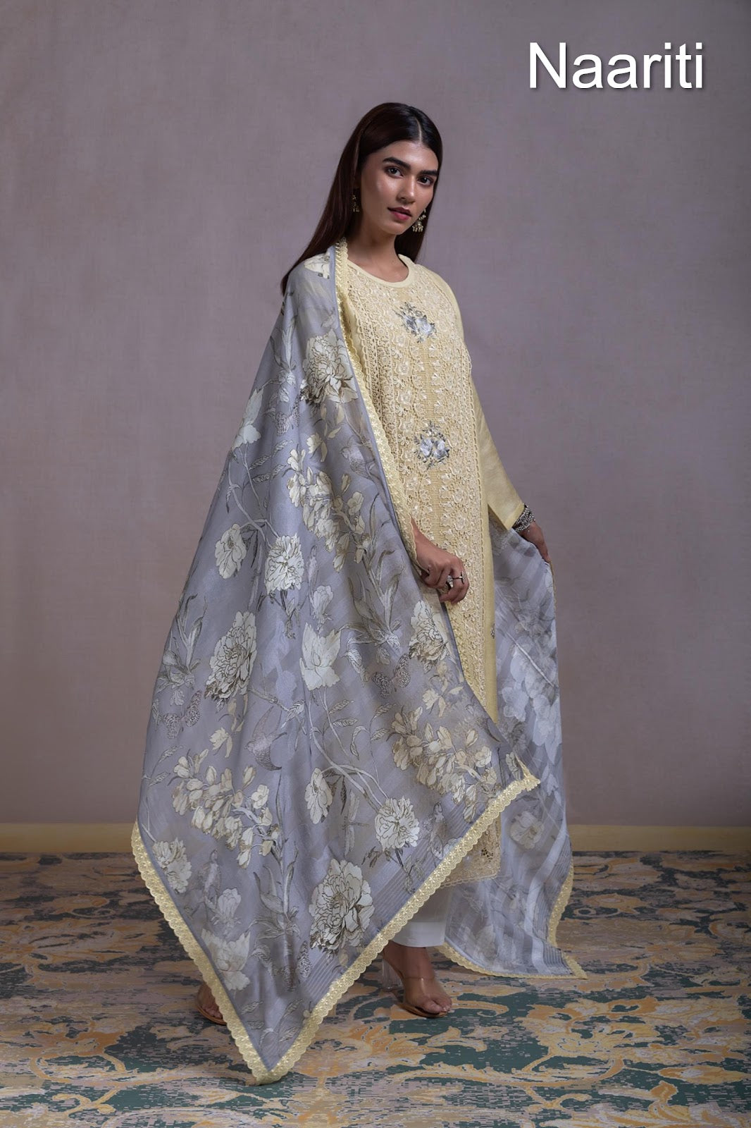 Kesya Naariti Viscose Pant Style Suits Exporter Ahmedabad