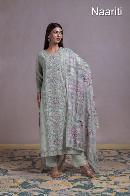 Kesya Naariti Viscose Pant Style Suits Exporter Ahmedabad