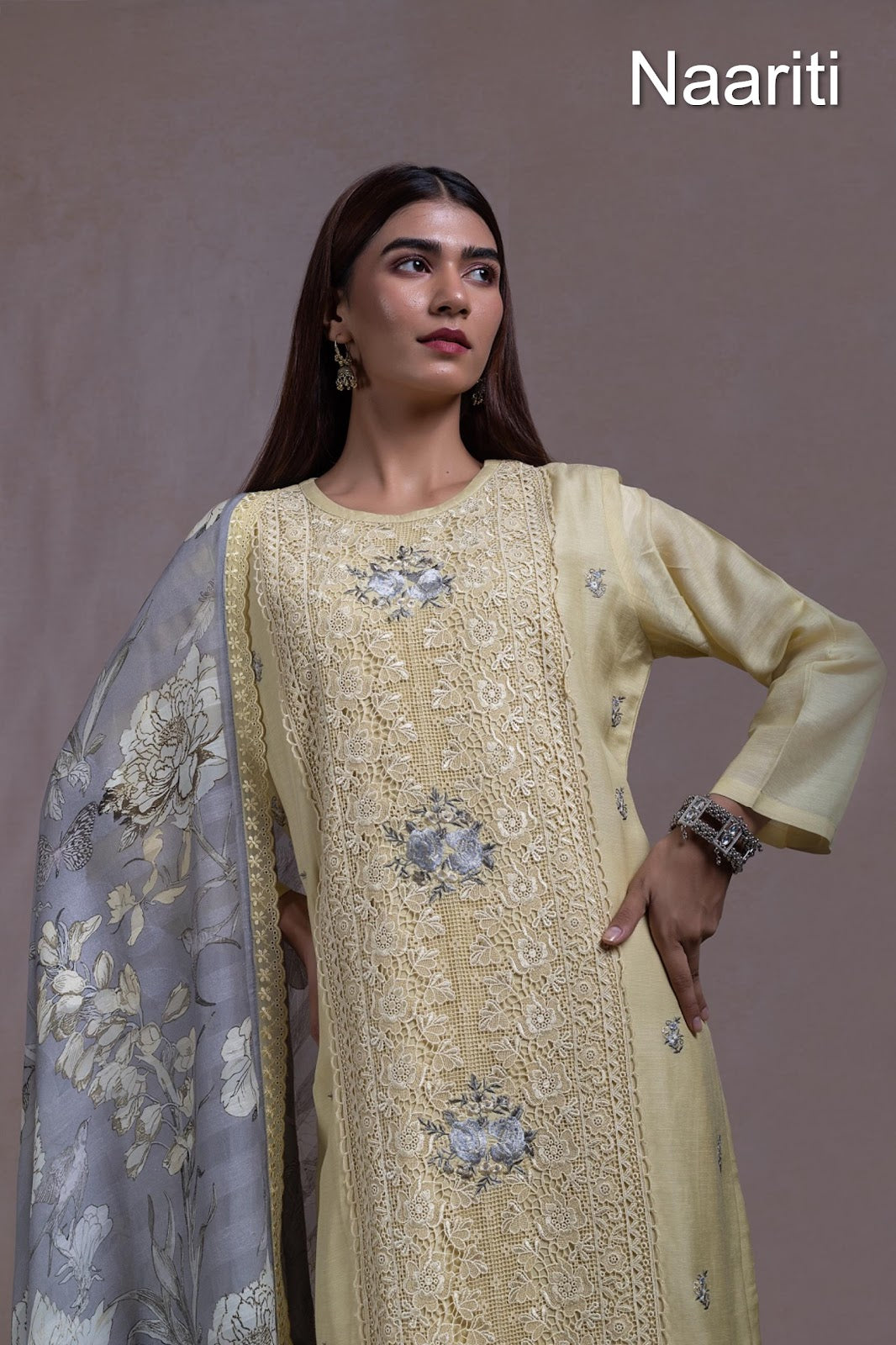 Kesya Naariti Viscose Pant Style Suits Exporter Ahmedabad