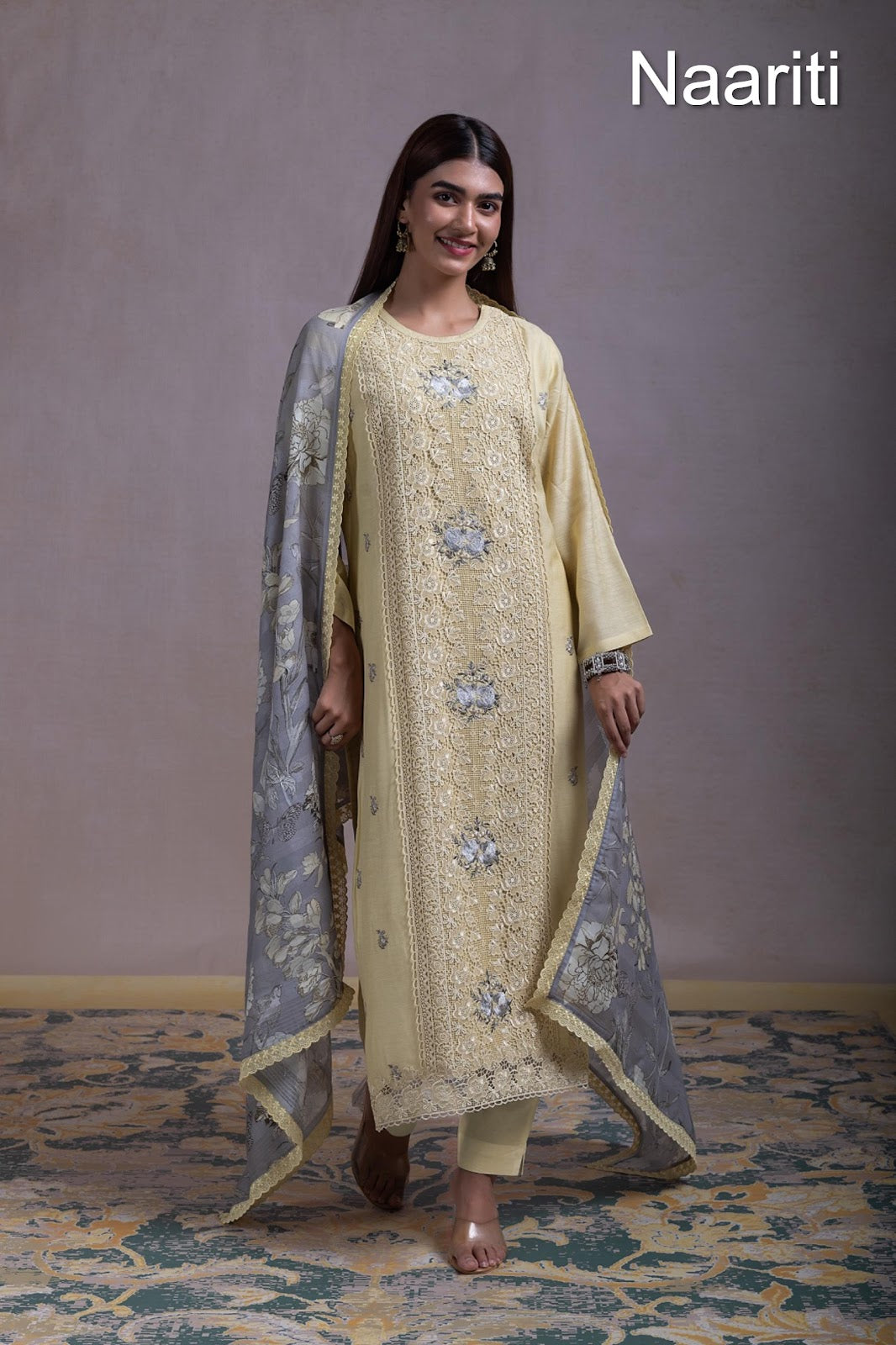 Kesya Naariti Viscose Pant Style Suits Exporter Ahmedabad