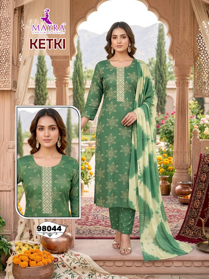 Ketki Mayra Reyon Readymade Pant Style Suits Manufacturer Gujarat